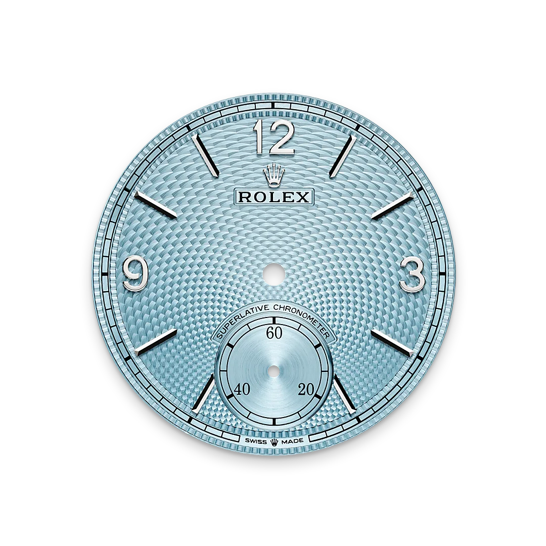 Rolex 1908, Eisblaues Zifferblatt