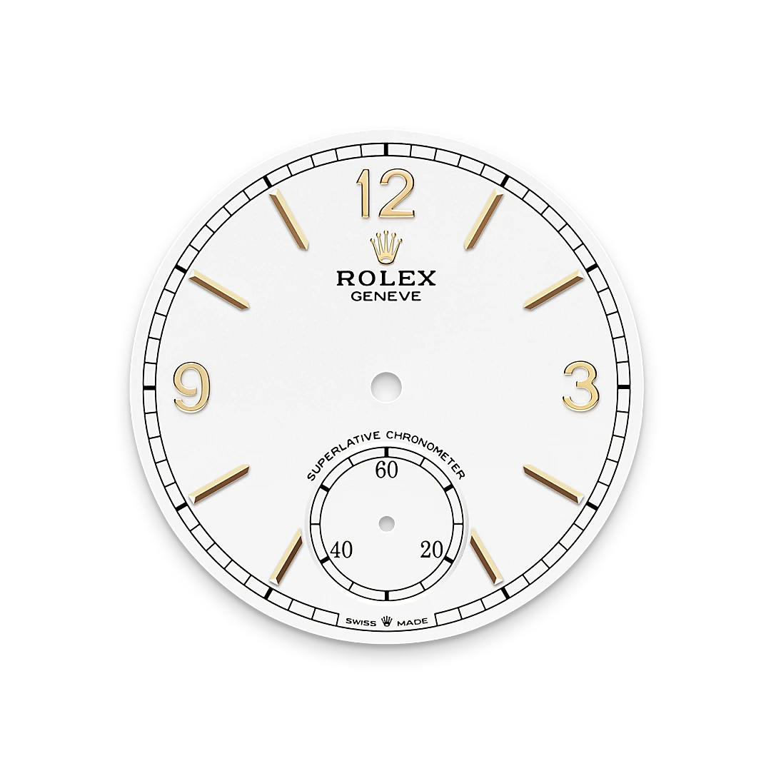 Rolex 1908, Tiefweißes Zifferblatt