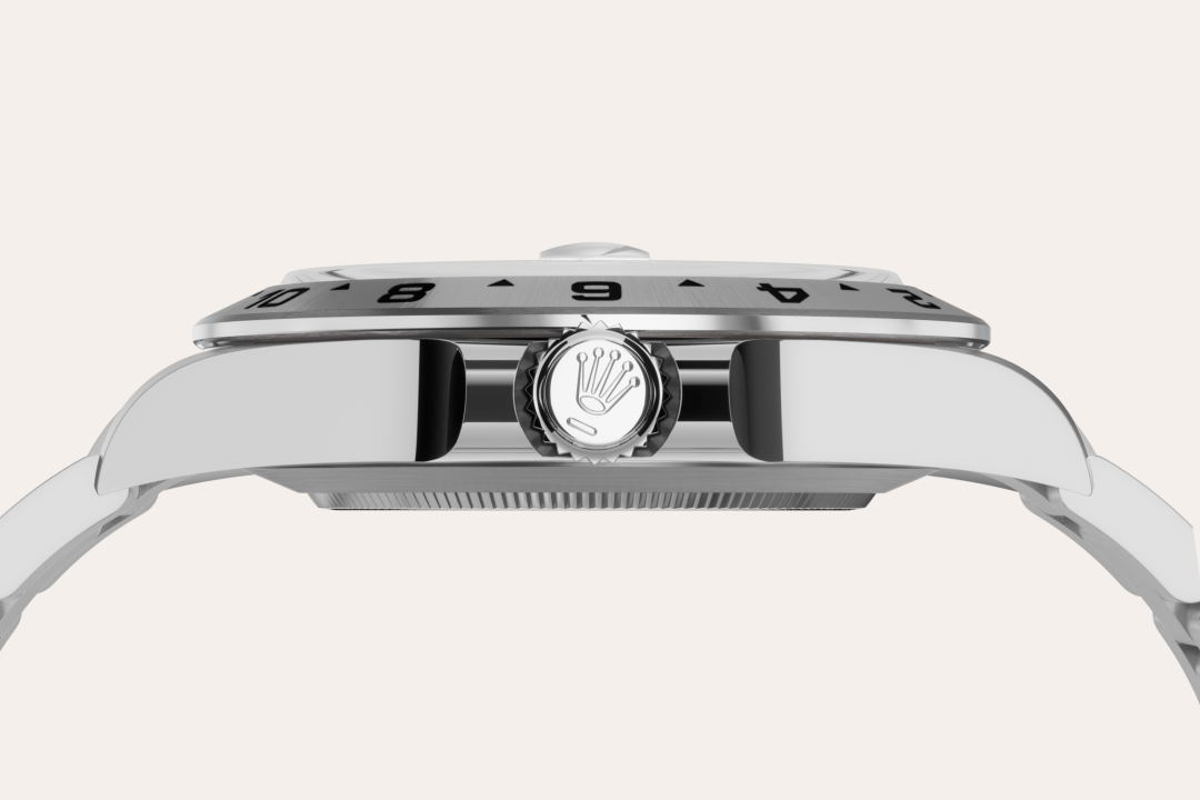 Rolex Explorer II, Edelstahl Oystersteel