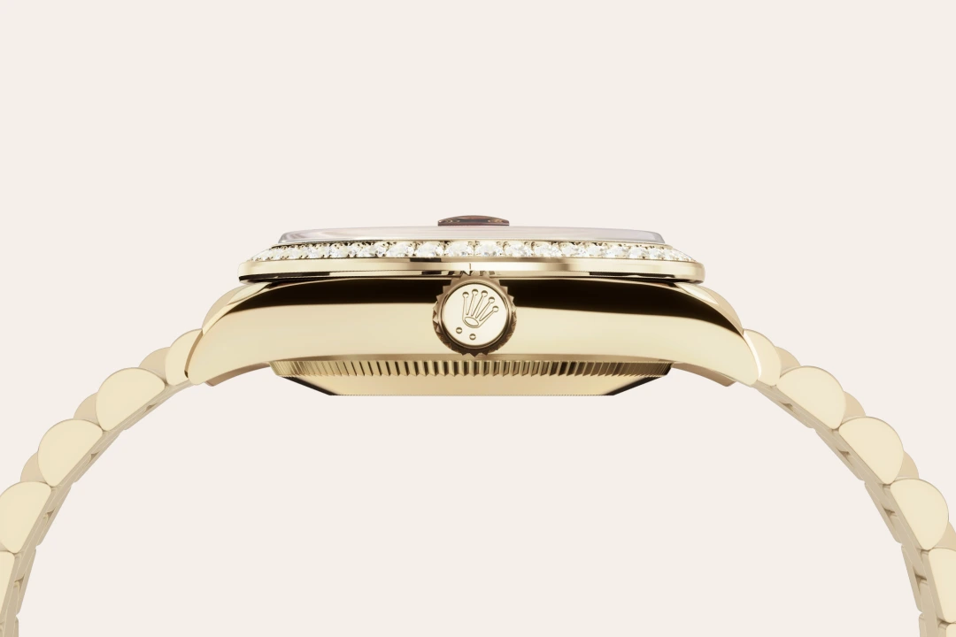 Rolex Datejust 31, 18 Karat Gelbgold