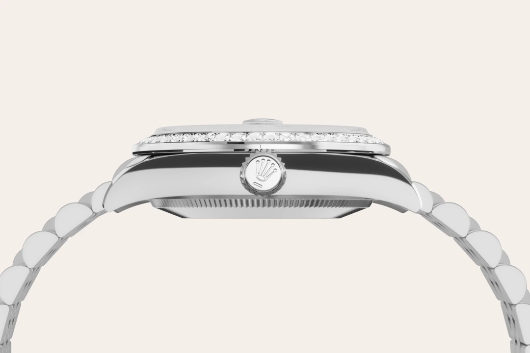 Rolex Datejust 31, Rolesor weiß