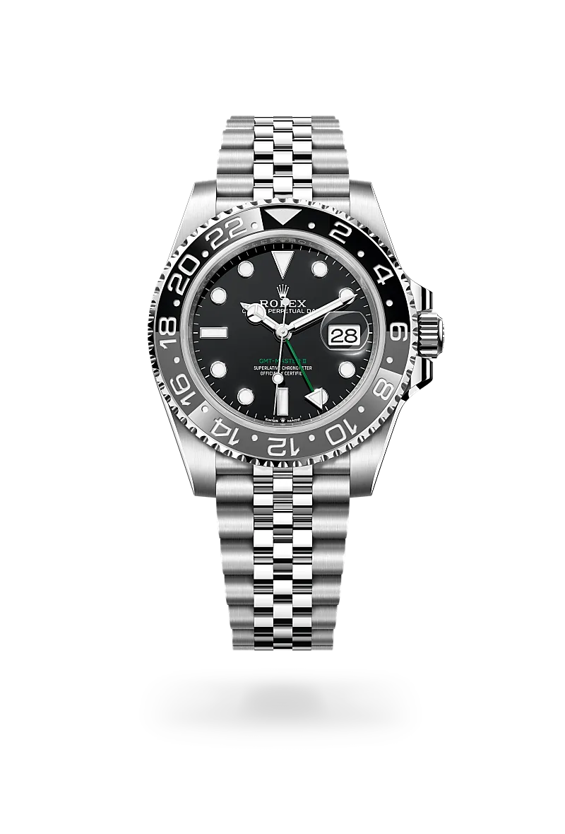 Rolex GMT-Master II, Kratzfestes Saphirglas, Jubilee, fünfreihig