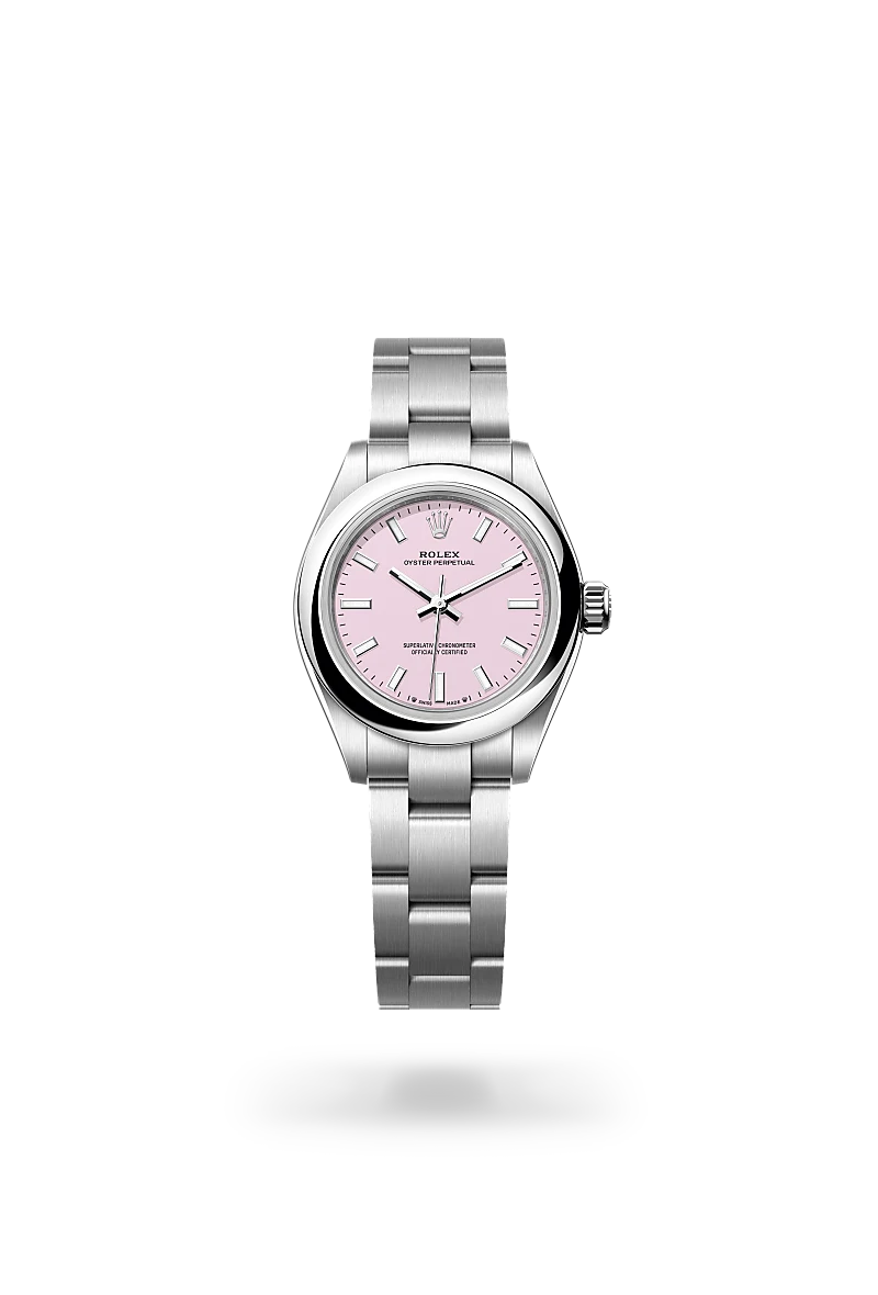 Rolex Oyster Perpetual 28, Kratzfestes Saphirglas, Oyster-Band (dreireihig), massive Elemente